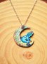 Moon Elephant Necklace