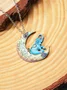 Moon Elephant Necklace