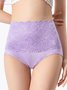 Comfortable Soft Lace High Waist Brief