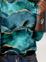 Abstract Crew Neck Casual Loose T-Shirt