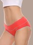 Women's Pure Cotton Mid High Waist Briefs