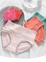 Women's Pure Cotton Mid High Waist Briefs
