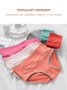 Women's Pure Cotton Mid High Waist Briefs