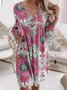 Loose Printing Casual Dress