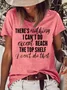 Women's There Is Nothing I Can't Do Except Reach The Top Shelf Crew Neck Casual T-Shirt