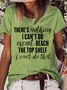 Women's There Is Nothing I Can't Do Except Reach The Top Shelf Crew Neck Casual T-Shirt