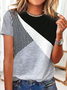 Jersey Casual Striped T-Shirt