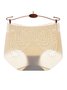 Ice Silk No Trace Antibacterial Mid Waist Briefs