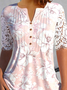 Floral Jersey Casual Shirt