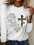 Women's Mercyme I Can Only Imagine Daisy Cross Christian Regular Fit Daisy Long sleeve Shirt