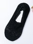 Casual Lace Floral Hidden Crew Socks Daily Commuter Accessories