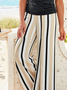 Striped Loose Casual Pants