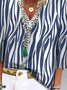 Jersey Casual Geometric Shirt