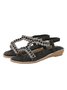 Rhinestone Pearl Comfort Massage Resort Sandals