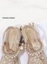 Rhinestone Pearl Comfort Massage Resort Sandals