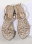 Rhinestone Pearl Comfort Massage Resort Sandals