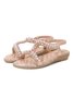 Rhinestone Pearl Comfort Massage Resort Sandals