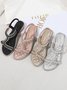 Rhinestone Pearl Comfort Massage Resort Sandals