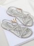 Rhinestone Pearl Comfort Massage Resort Sandals