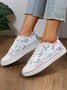 Fashion Floral Ultralight Breathable Sports Canvas Shoes