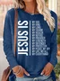 Womens Jesus is my god Crew Neck Top