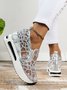 Fashion Sequin Breathable Mesh Slip On Platform Sneakers