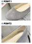 Multi-color Breathable Plain Velvet Simple Non-SlipSlip On Shallow Shoes Non-Slip Flat Heel Shoes