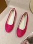 Multi-color Breathable Plain Velvet Simple Non-SlipSlip On Shallow Shoes Non-Slip Flat Heel Shoes