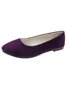 Multi-color Breathable Plain Velvet Simple Non-SlipSlip On Shallow Shoes Non-Slip Flat Heel Shoes