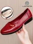 Casual Comfortable High Elasticity Waterproof Non-Slip Flat Heel Shallow Christmas Shoes