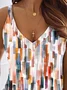 Colorful Floral Loose-fit Tank Top