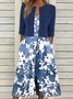 Regular Fit Casual Floral Two-Piece Set