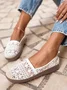 White Romantic Lace Wearable Sole Flat Shoes