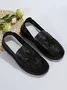 Floral Embroidery Breathable Hollow out Loafers