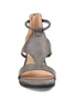 zolucky Women Casual Leather Comfy Wedge Sandals