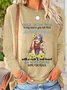 Women's hope For Peace Letters Casual Shirt