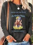 Women's hope For Peace Letters Casual Shirt