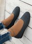 Breathable Mesh Fabric Plain Hollow Out Slip On Casual Shallow Shoes