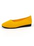 Breathable Mesh Fabric Plain Hollow Out Slip On Casual Shallow Shoes