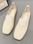 Women Hollow Out Comfy Square Toe Mesh Fabric Shoes