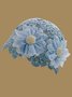 Elegant Imitation Pearls Applique Knitted Hat