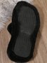 Casual Color Block Buckle Comfy Fluffy Slippers
