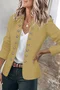 Casual Loose Pocket Stitching Plain Jacket