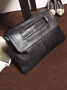 Women Large Capacity Commuting Magnetic Clutch Bag with Crossbody Strap