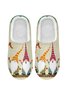 Christmas Cartoon Printed Santa Claus Warmth Fluffy Slippers