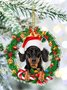 Cute Cat and dog Christmas Tree Hanging Decoration