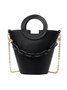 Fashion Ring Handbag Chain Crossbody Bucket Bag