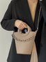 Fashion Ring Handbag Chain Crossbody Bucket Bag