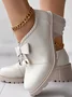 Plain All Season Casual Shallow Shoes
