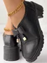 Plain All Season Casual Shallow Shoes